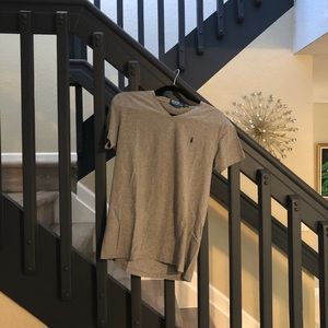 Ralph Lauren custom fit V neck tee. medium